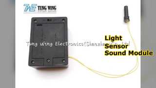 शिल्प संगीत बॉक्स फैशन पत्रिका के लिए लाइट सेंसर ध्वनि मॉड्यूल