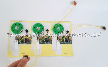 10 seconds Recordable Sound Module For Birthday , Custom Voice Greeting Cards