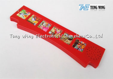 Red 6 Button Sound Module For Kids Sound Books As Indoor Educational Toys