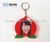 Portable OEM Funny Music Keychain Red Convenient On / Off Function